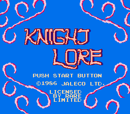 Knight Lore screenshot 3 for Famicom Disk System